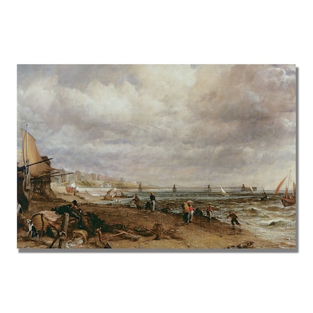 John Constable 'Marine Parade And Old Chain Pier' Canvas Art,16x24